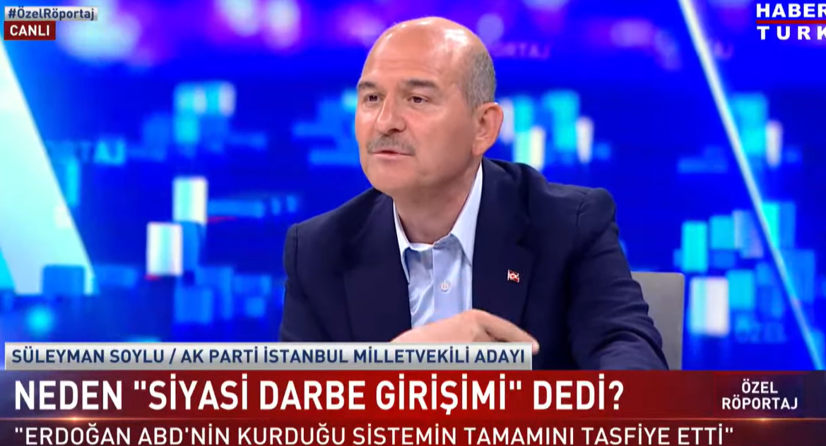 Süleyman Soylu seçime 'darbe' sözüne sahip çıktı! Amerika'yı suçladı: "Darbeyi yapacak bizim içimizdeki insanlar değil"