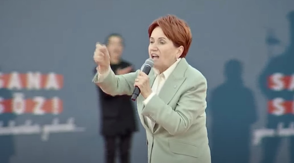 Meral Akşener, miting meydanında Ali Yeşildağ'ın Erdoğan'la ilgili iddiasını dillendirdi