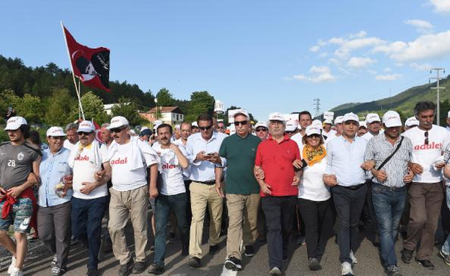 Adalet Yürüyüşü'ne bir siyasi parti daha destek verdi