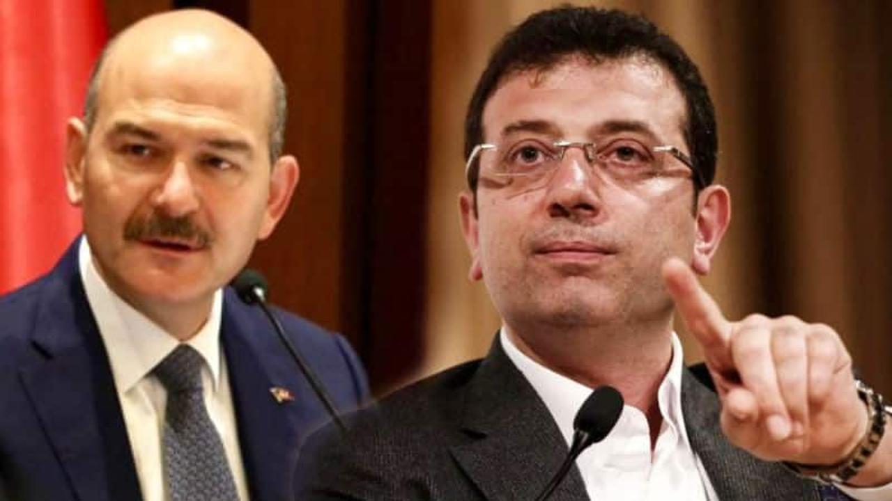 Soylu, İmamoğlu'nu hedef aldı: "Ekrem İmamoğlu’nun kendisi provokatördür"