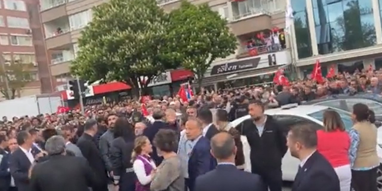 Ekrem İmamoğlu'nun Konya mitinginde provokasyon girişimi