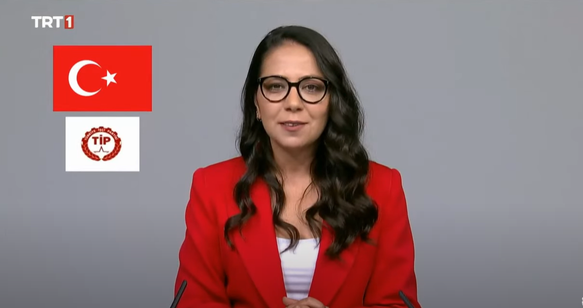 TİP Sözcüsü Sera Kadıgil'in TRT'deki propaganda konuşması gündem oldu