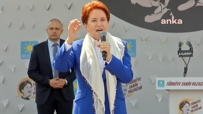 Akşener'den AKP mitingindeki cinsiyetçi o pankarta sert tepki: Keşke birer 'karı' olabilseniz
