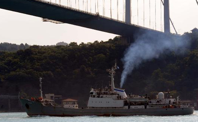 Rus istihbarat toplama gemisi İstanbul Boğazı'nda görüldü!