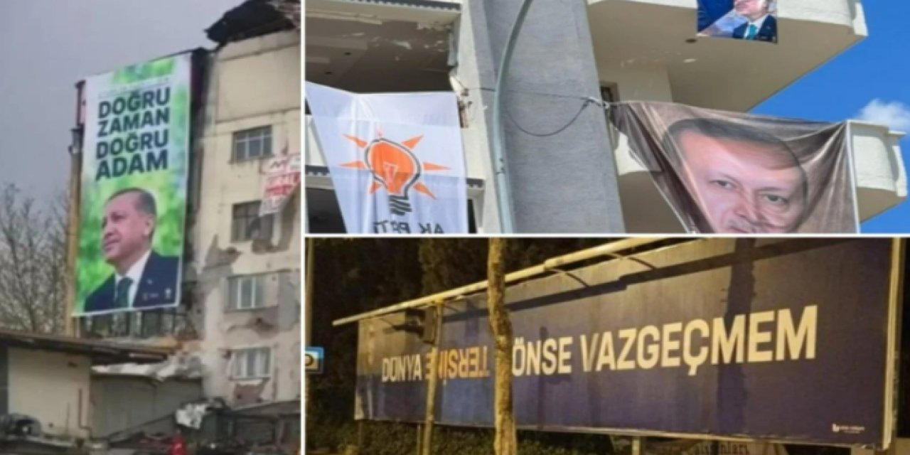 AKP'den skandal 'deprem' videosu... 50 bin insanı unuttular!