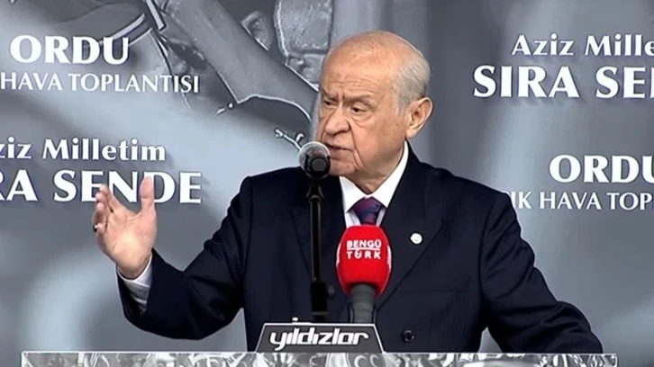 Bahçeli Ordu'da konuştu: "Namussuz montajcılar, özel hayat cellatları iş başında"