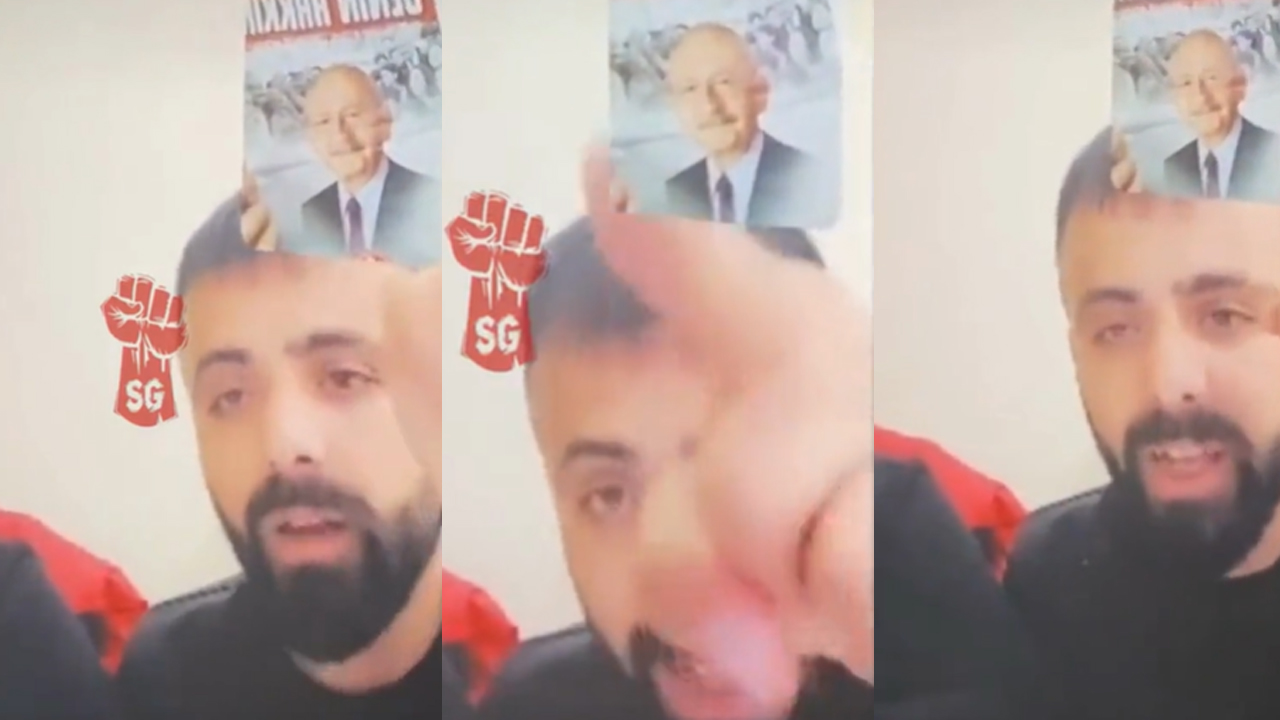 Kim bu provokatör? Kılıçdaroğlu pankartı taşıyan kişileri vuracağını söyledi!