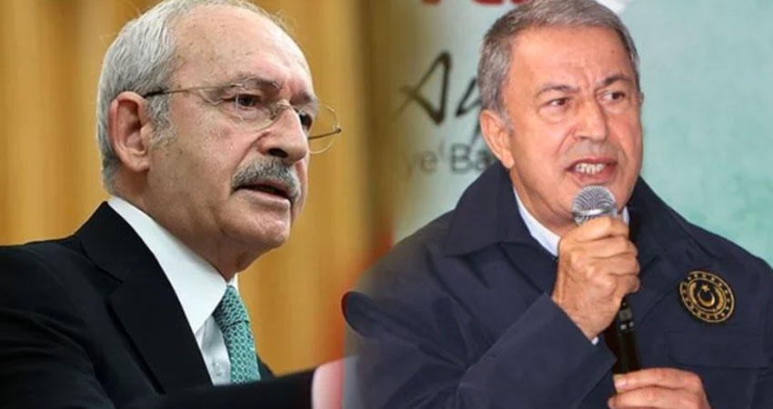 Hulusi Akar, Kılıçdaroğlu'na dava açmayan kuvvet komutanlarını Erdoğan'a şikayet etmiş