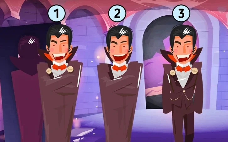 Gerçek vampiri bulan tam bir zeka küpü! Sadece 9 saniyeniz var