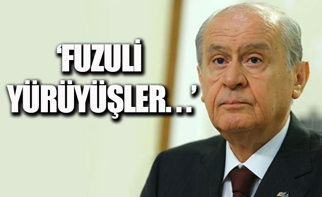 Bahçeli bayram mesajında 'Adalet Yürüyüşü'ne tepki gösterdi