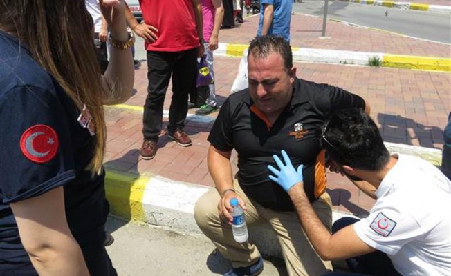 Minibüsün şoförü bayılınca korkunç dakikalar yaşandı
