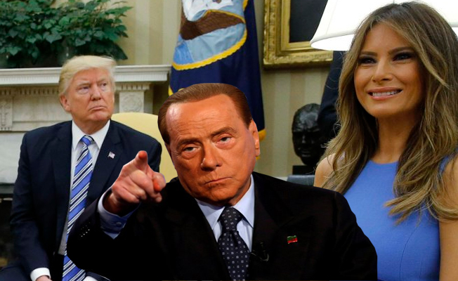 Berlusconi: Trump'ın eşi hoşuma gidiyor