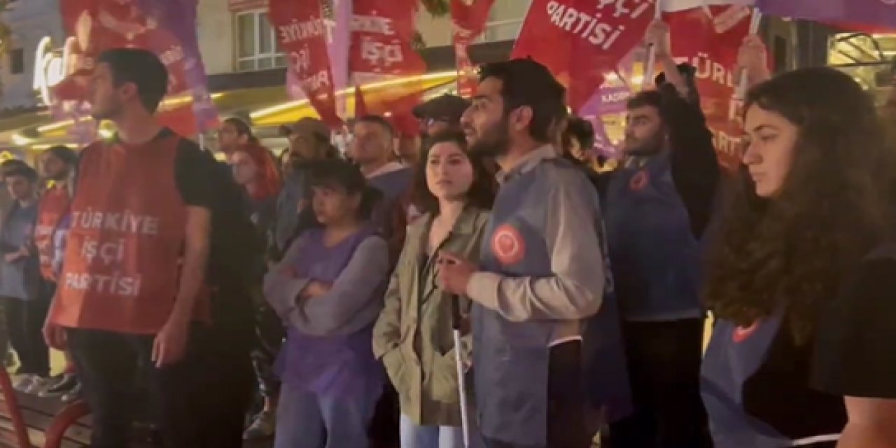 TİP'lilere Ankara'da polis müdahalesi: "Polis, Erdoğan'ın kampanyasına hizmet etti"