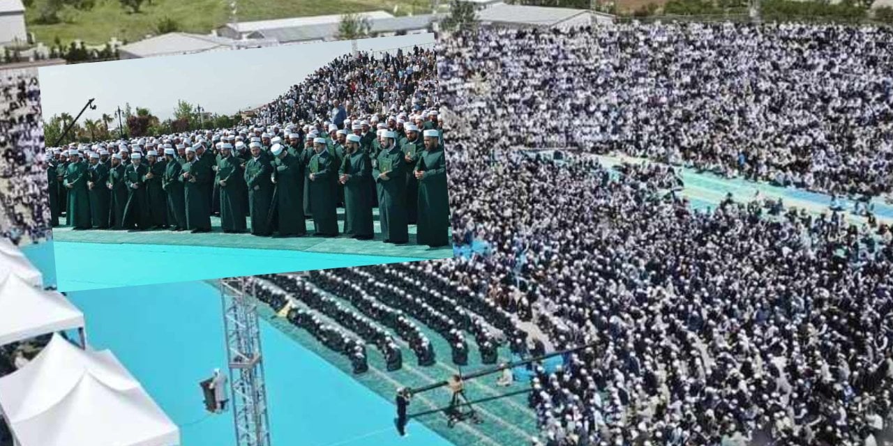 Görüntüler İran'dan değil! Menzilciler Adıyaman'da cübbeli sarıklı icazet töreni düzenledi