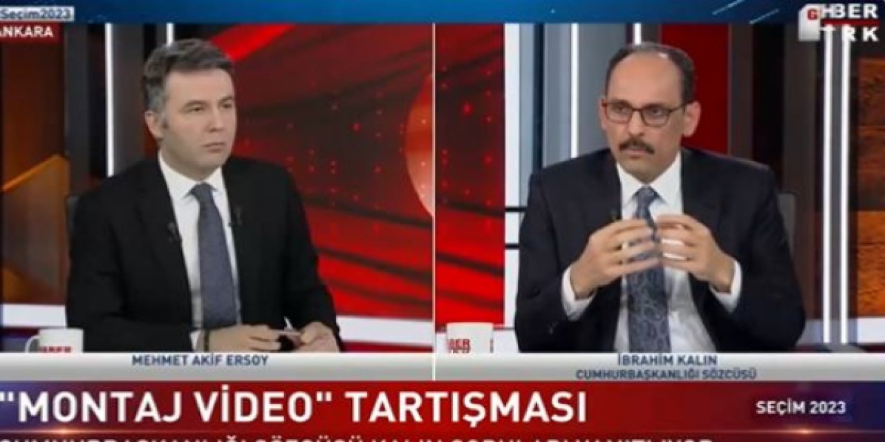 Önce Erdoğan şimdi de sözcüsü İbrahim Kalın'dan 'montaj' itirafı: "Videonun kendisi bir kurgu fakat..."