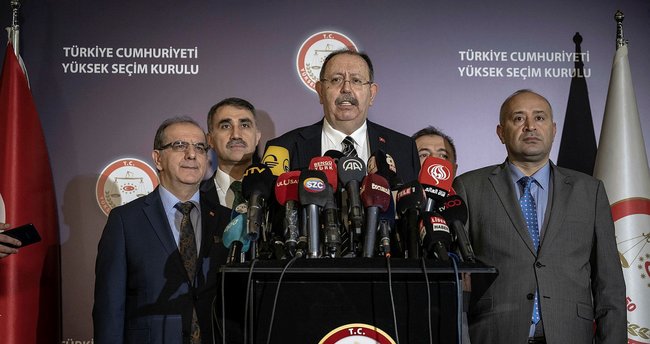 YSK Başkanı Ahmet Yener: Erdoğan Cumhurbaşkanı olarak seçildi