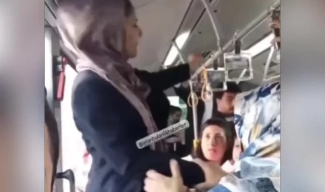 Metrobüste bir anda "Recep Tayyip Erdoğan" diye bağırmaya başladı