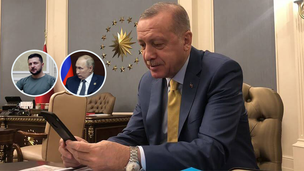 Erdoğan hem Putin hem Zelenski ile görüştü