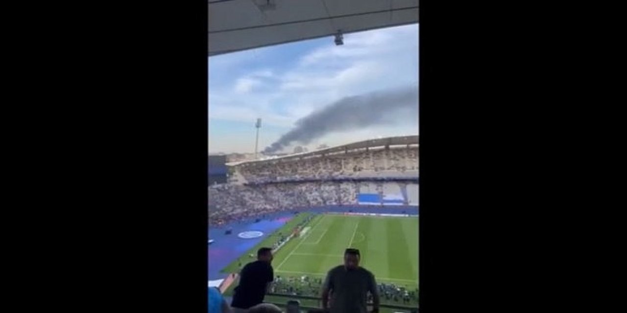 Şampiyonlar Ligi Final maçı öncesi yangın paniği!