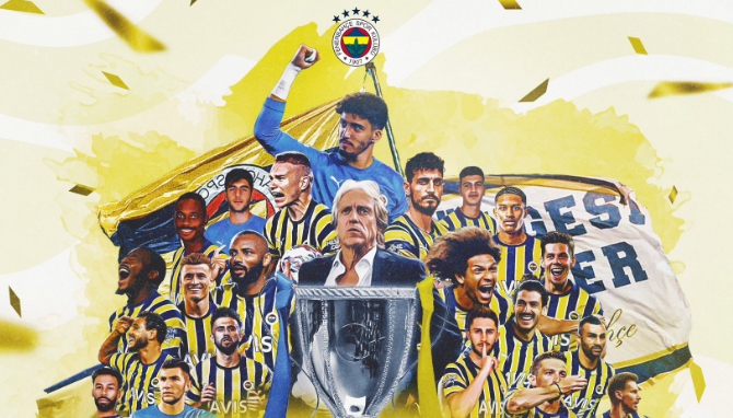 Cumhuriyet'in 100. yılında Türkiye Kupası Fenerbahçe'nin