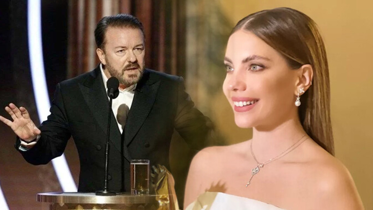Eda Ece’nin tepki çeken çıkışının ardından Ricky Gervais'in sözleri gündem oldu: "Ödülünüzü kabul edin, menajerinize ve tanrınıza teşekkür edin ve s…ir olup gidin"