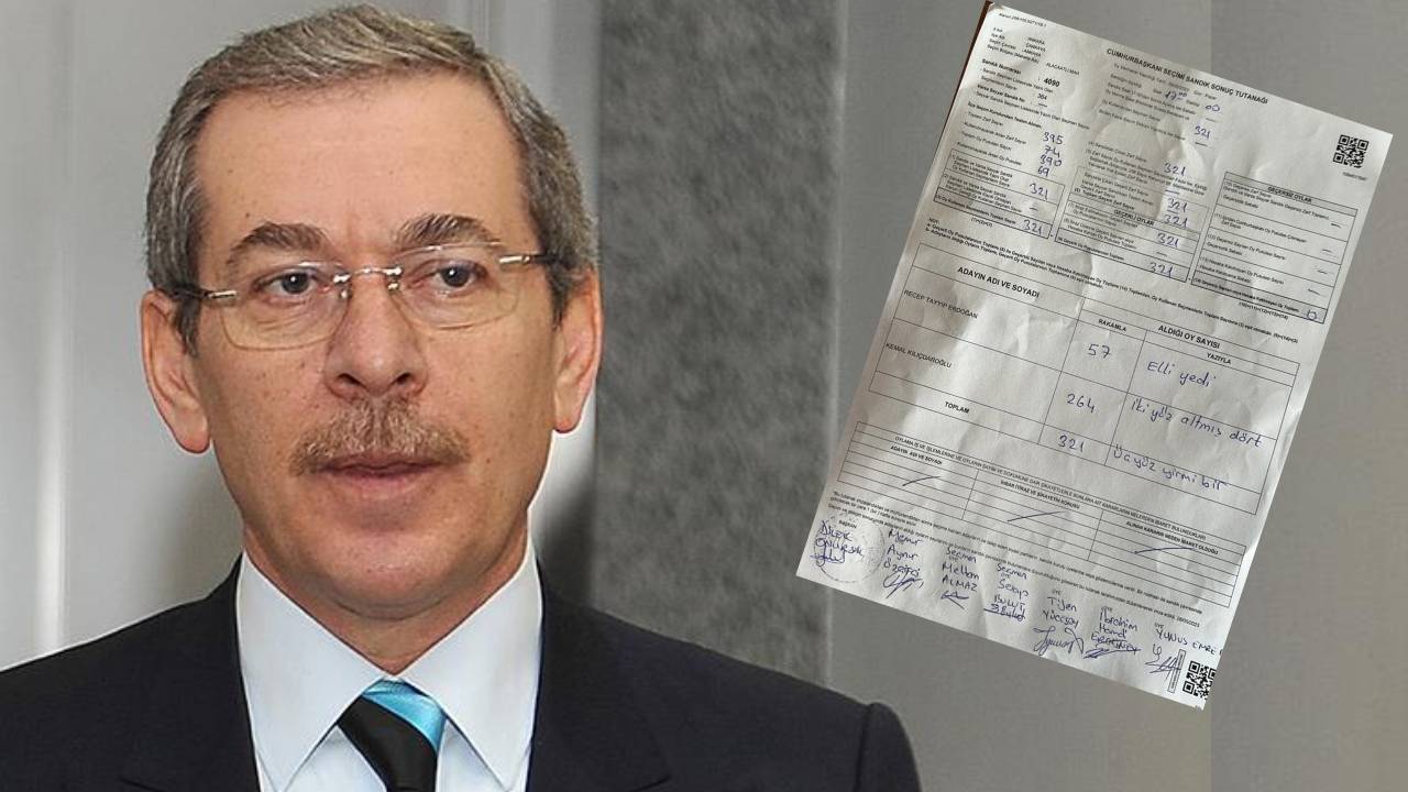 'Geçersiz oy kullandım' diyen Abdüllatif Şener'i sandığı yalanladı