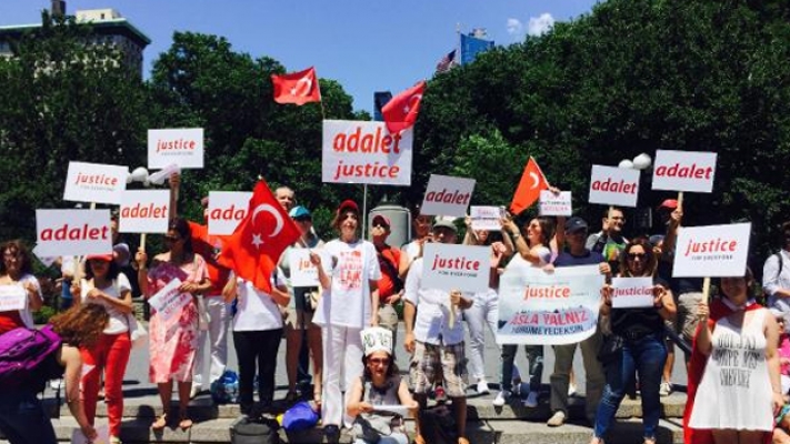 Adalet Yürüyüşü'ne New York'tan destek