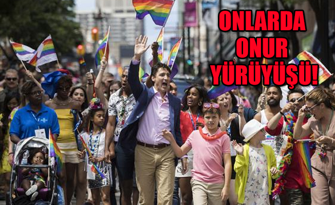 Başbakan en önde yürüdü!