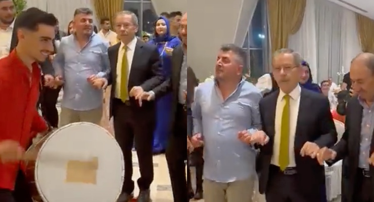Abdüllatif Şener eleştirilere halay ile yanıt verdi