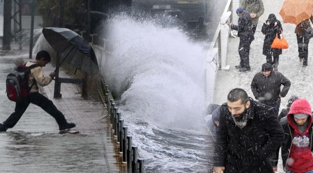 Artvin, Bolu, Giresun, Kastamonu, Kocaeli ve çok sayıda il daha... Meteoroloji sarı ve turuncu koduyla uyardı
