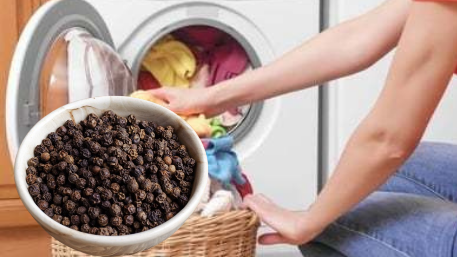 Çamaşır makinesine sadece bir tutam karabiber atın! Gözlerinize inanamayacaksınız