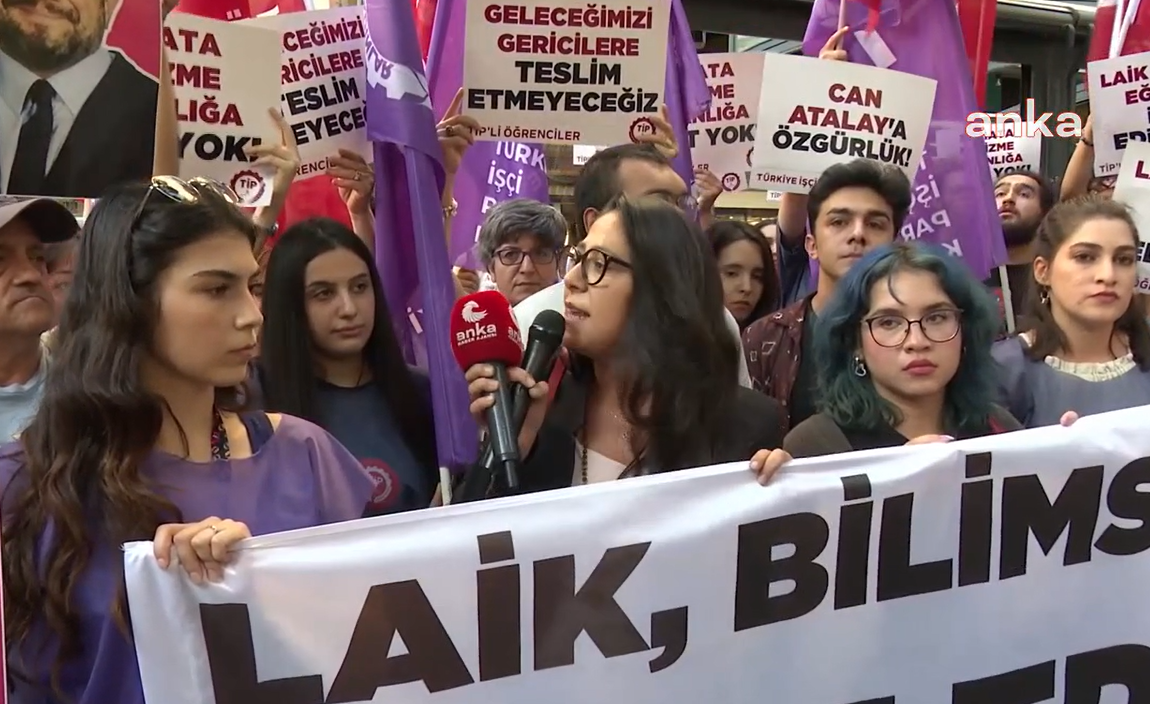 TİP, karma eğitimi hedef alan Milli Eğitim Bakanı'nı protesto etti: "Kız çocuklarını bu kirli, gerici, yobaz zihniyete mahkûm etmeyeceğiz"