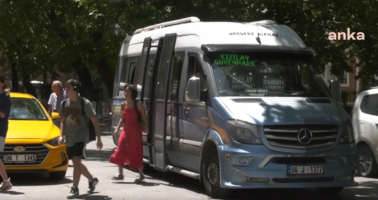 Ankara'da taksi ve dolmuş esnafı Erdoğan'ın ÖTV zammına isyan etti
