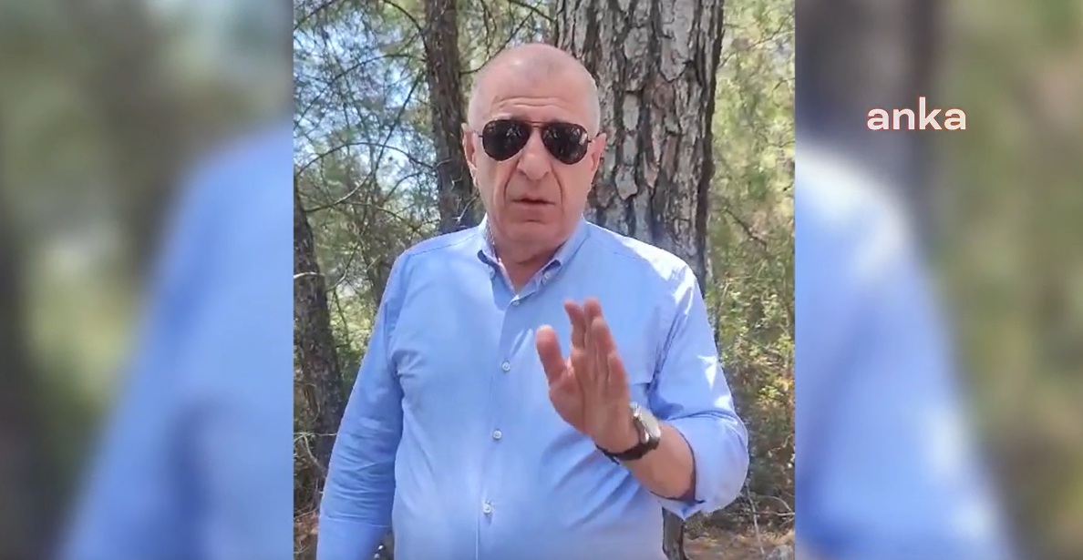Ümit Özdağ ormanın içinden seslendi
