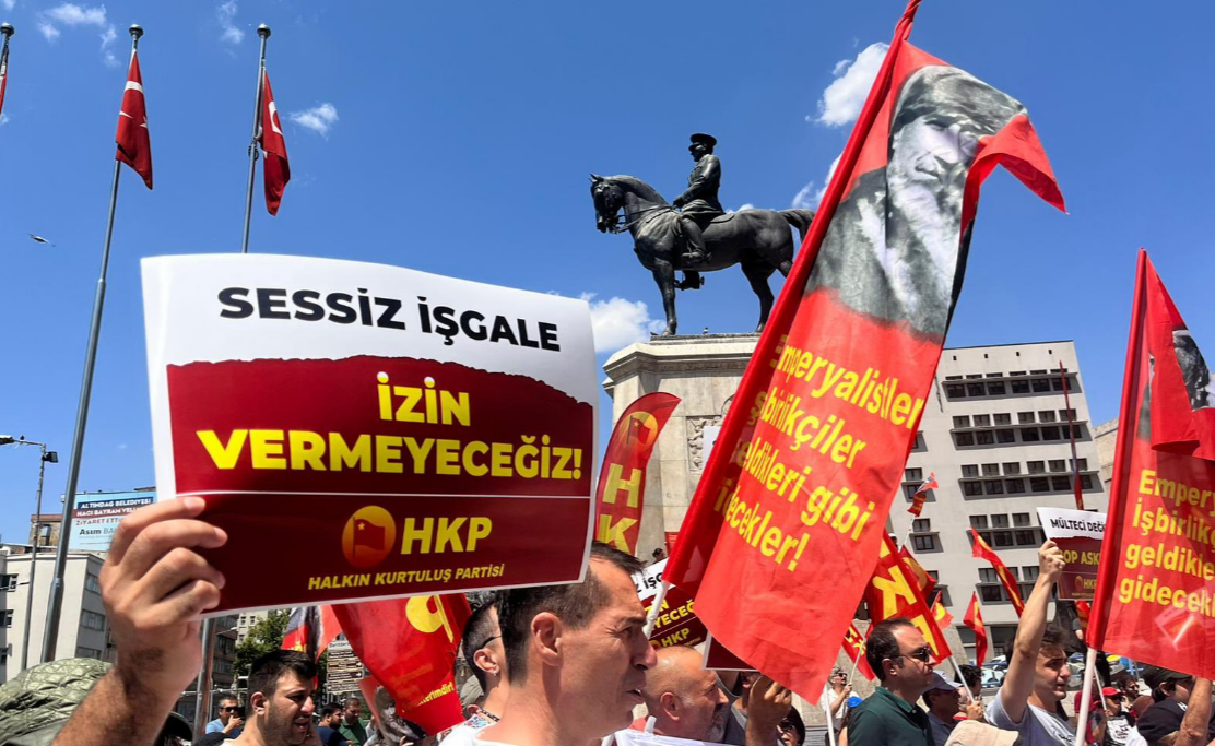 HKP, kaçak ve göçmenler nedeniyle hükümeti Ankara'da protesto etti! Sessiz işgal...