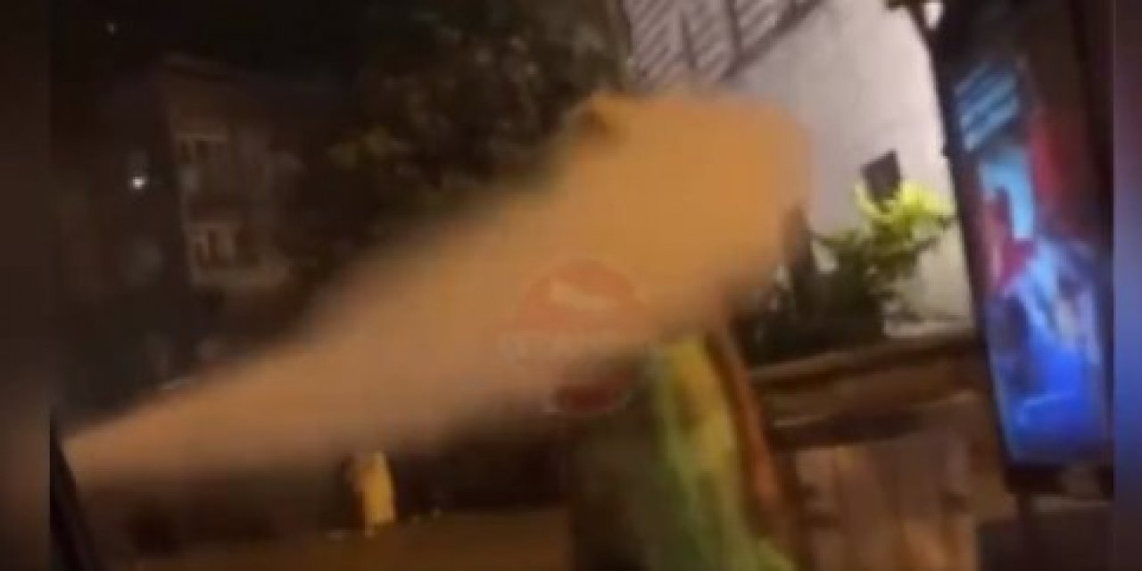 Kadınlara yangın tüpüyle saldırdılar! Böcekleri yok ediyorlarmış!