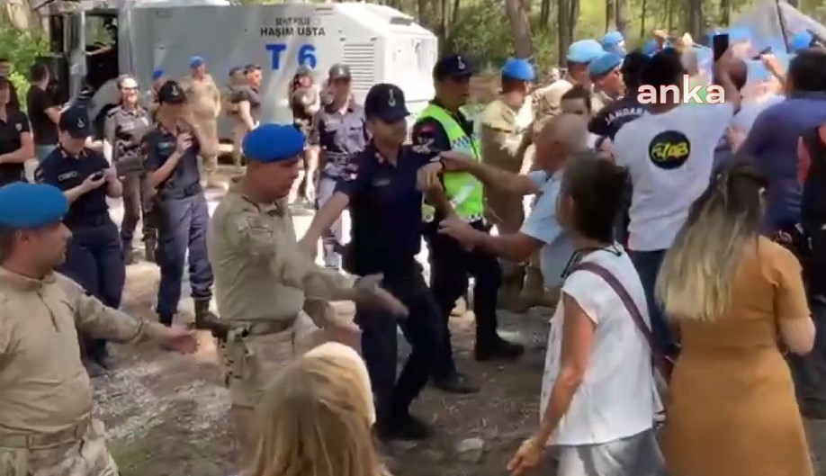 Akbelen'de jandarma müdahalesi