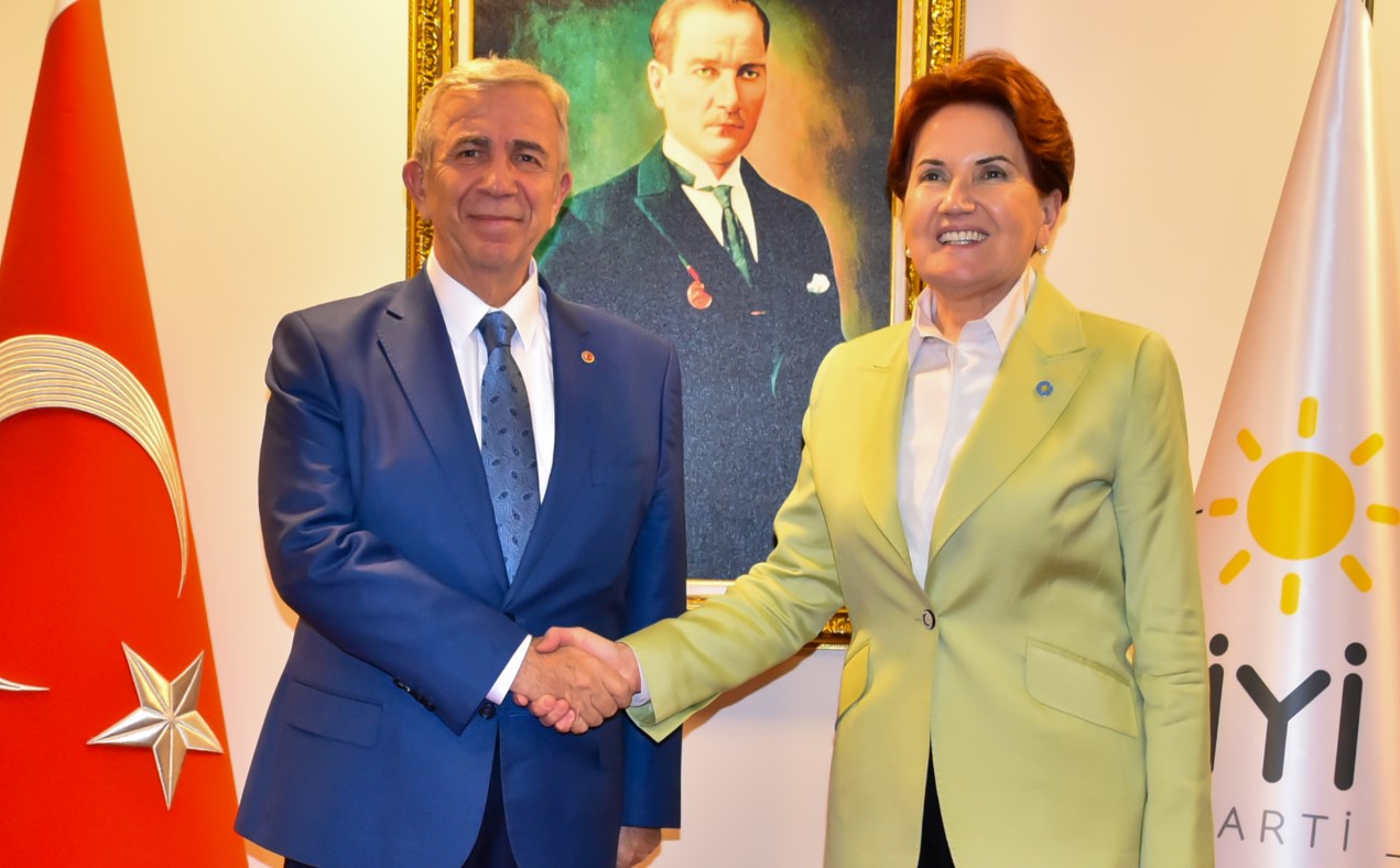 Mansur Yavaş'tan Akşener'e ziyaret