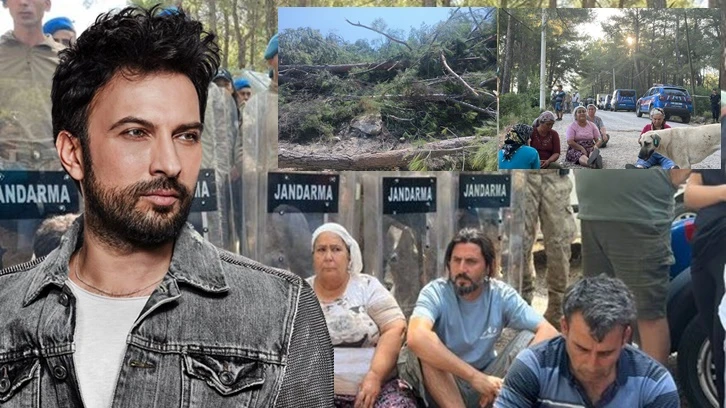 Tarkan'dan Akbelen'de direnen köylülere destek