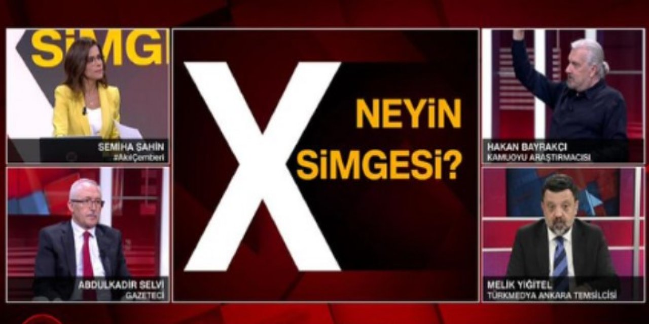 CNN Türk'te kuşu ele aldılar! Akıl, çemberden uzaklaştı... Kafa yakan 'X' tartışması