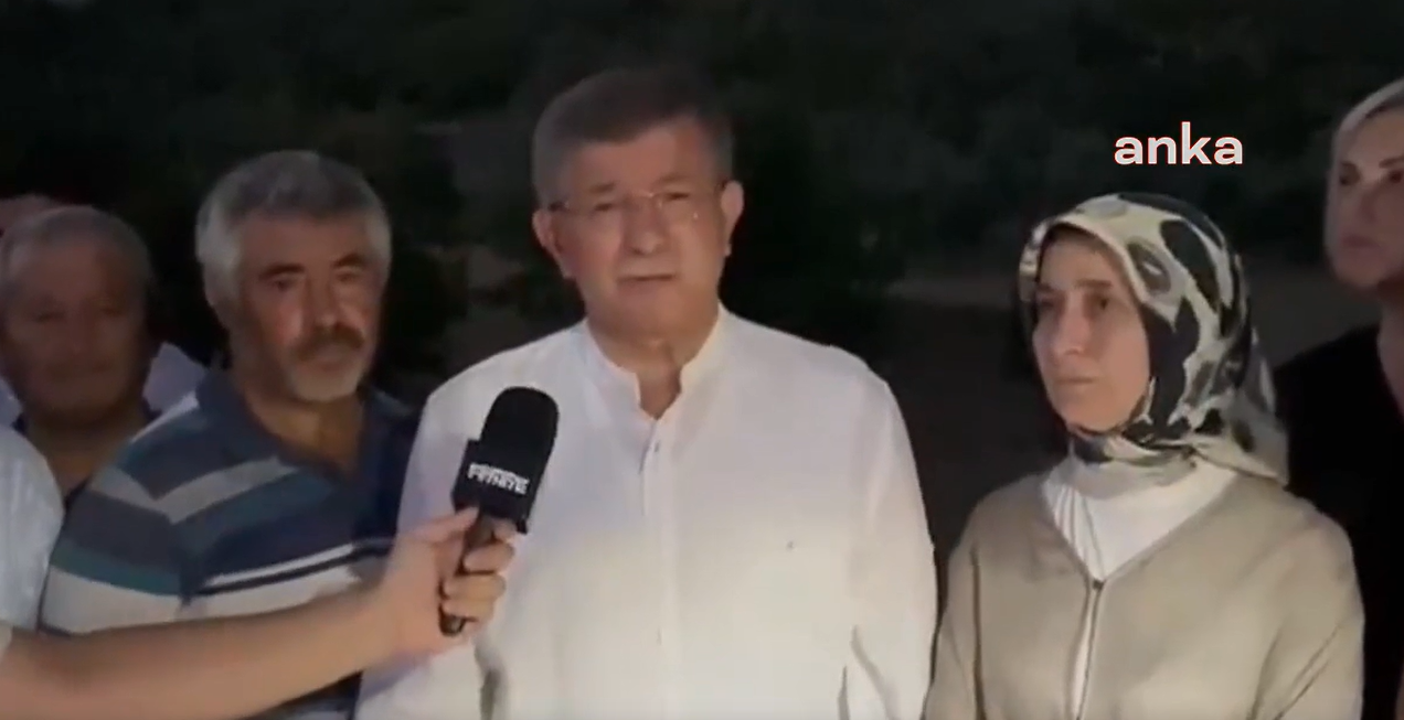 Ahmet Davutoğlu, Akbelen Ormanı'nda: "Küçük rant hesabınız, yeşil dolarların adına bu yeşil çamlara kıymayın"