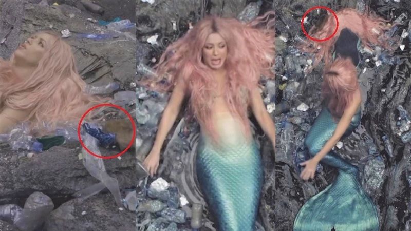 Klip çekiminde fare ile karşılaşan Shakira çığlığı bastı