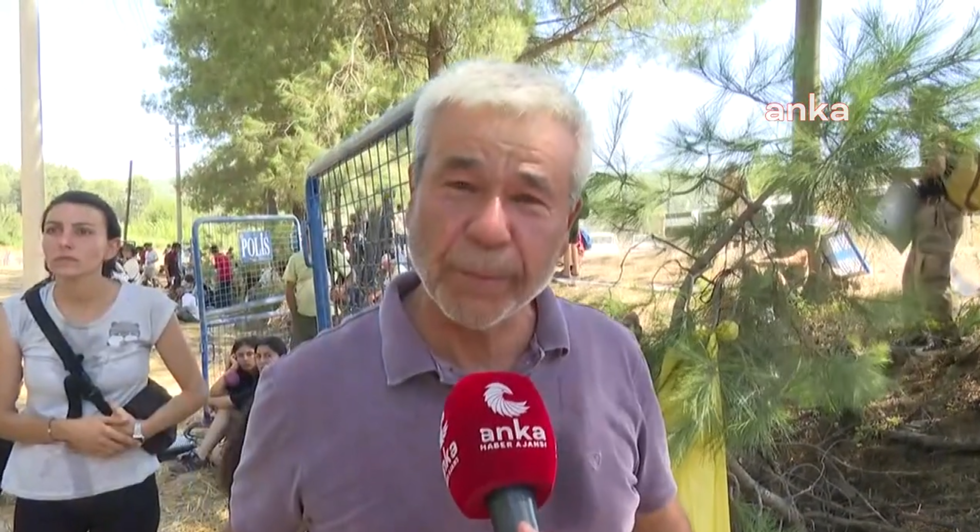 Akbelen Direnişinde jandarmanın müdahalesine maruz kalan vatandaş: Tarım Bakanı, bu ormanı senin mi koruman lazım benim mi?