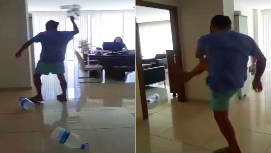 '34 gündür su kesik' diyerek su idaresi’ni bastı: Evinin vanası kapalı çıktı