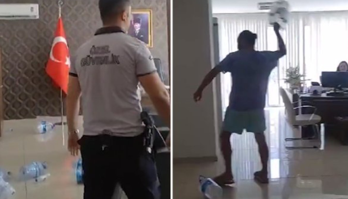 Antalya'da bir acayip olay! Suyu akmıyor diye belediyeyi basan şahsın, vanası kapalı çıktı