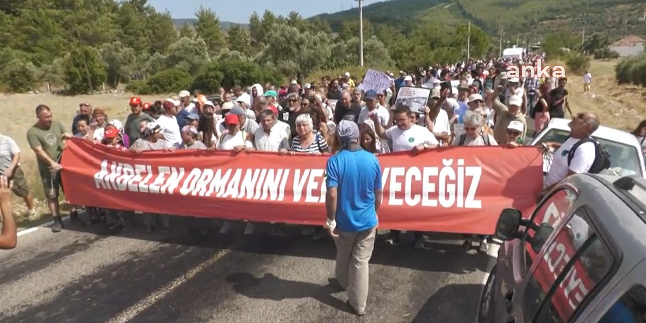 Akbelen'e akın ettiler! Sanatçılar da oradaydı: "‘Milliyetçiyiz’ deyip, ırmağın akışına kurban olanlar neredeler?"