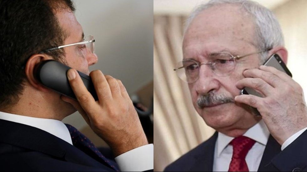 İmamoğlu kameralar karşısında Kılıçdaroğlu'nu aradı