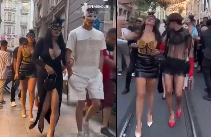 İstiklal Caddesi'nde dolar dağıttılar! Kim oldukları ortaya çıktı