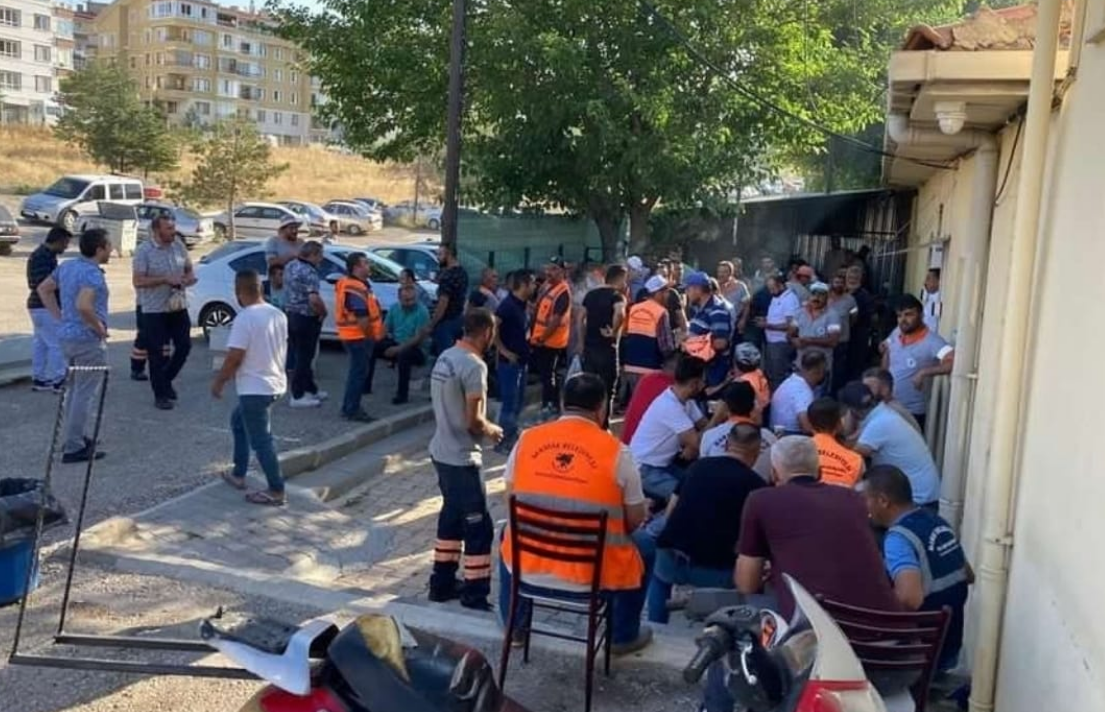 Mamak Belediyesi işçileri iş bıraktı