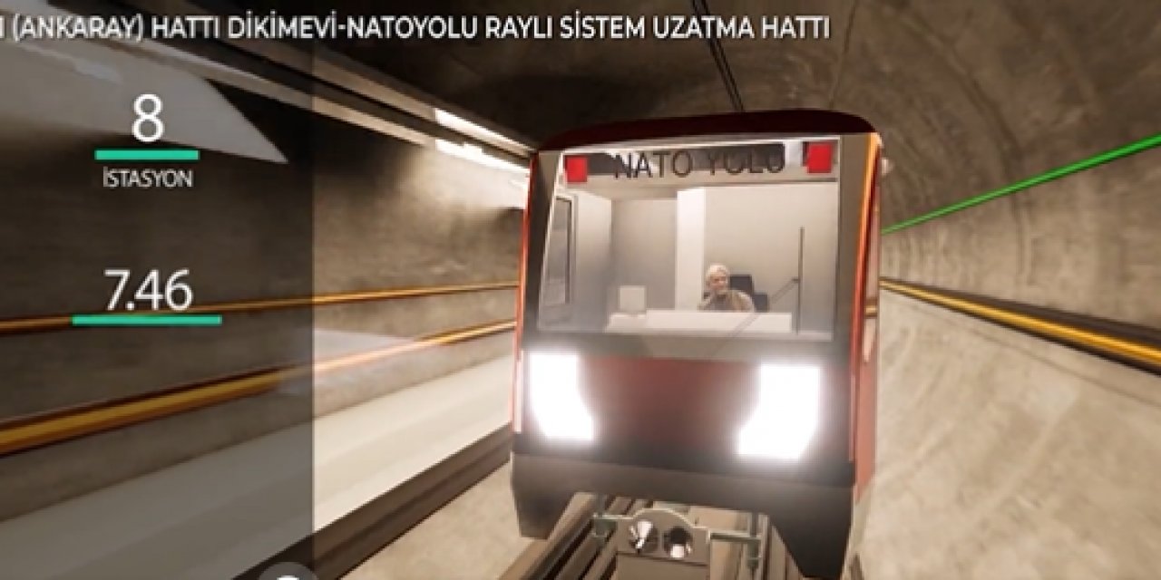 Müjdeler olsun Ankara! Mansur Yavaş yeni metro hattının en net görüntülerini paylaştı